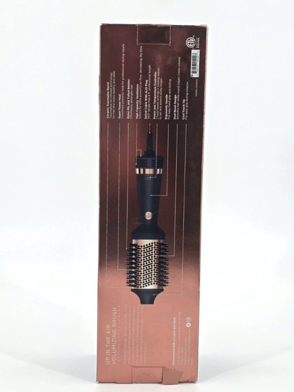 Hairitage Up In The Air Volumizing Brush Hair Dryer for Curling & Straightening - Picture 7 of 10